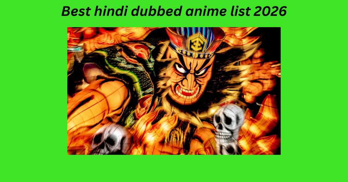 best hindi dubbed anime list 2026